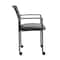 Boss Mesh Guest Chair with Casters, Black B6909R-CS - alternate 5